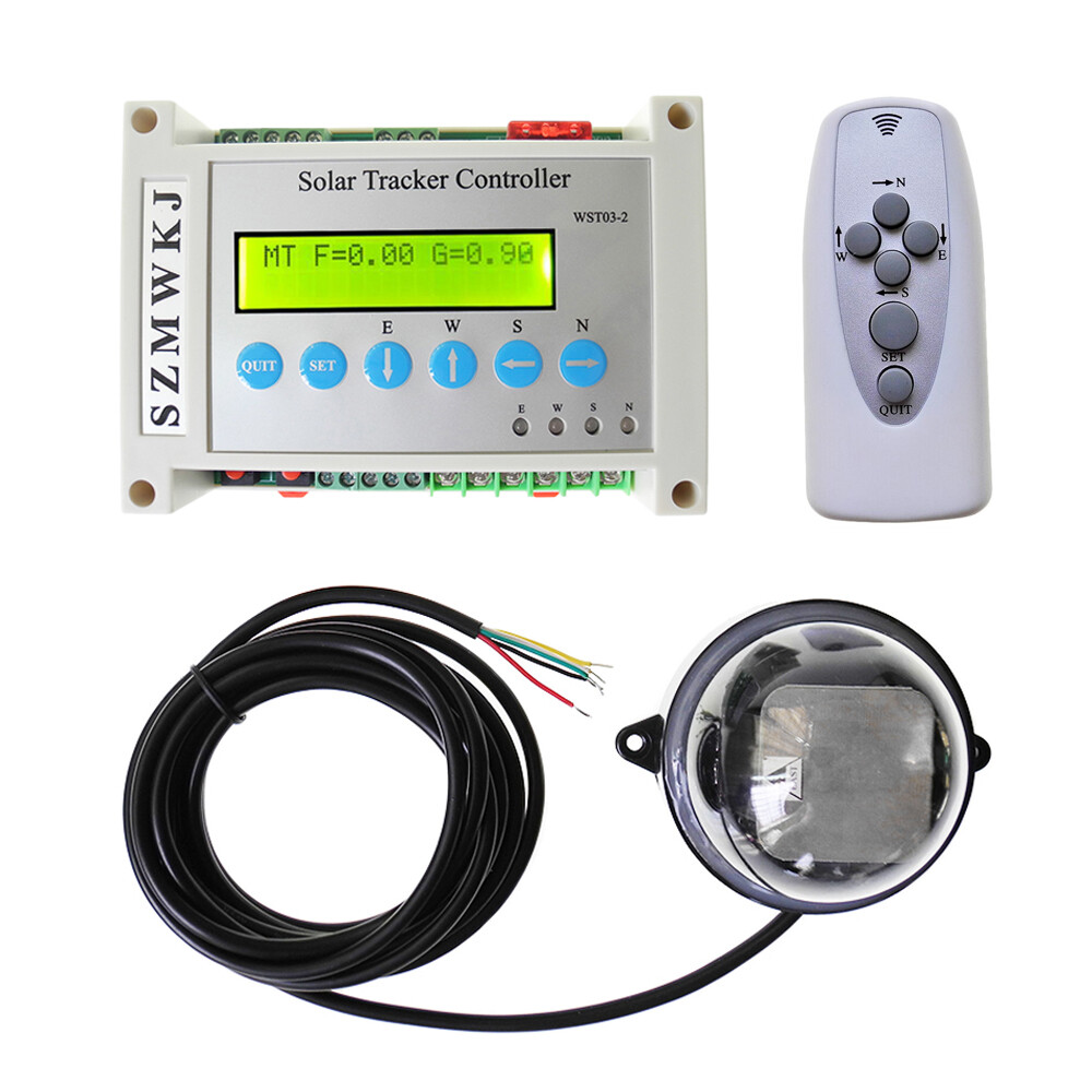 Complete Kit: Dual Axis Solar Panel Tracking Tracker Electronic Sun Track System
