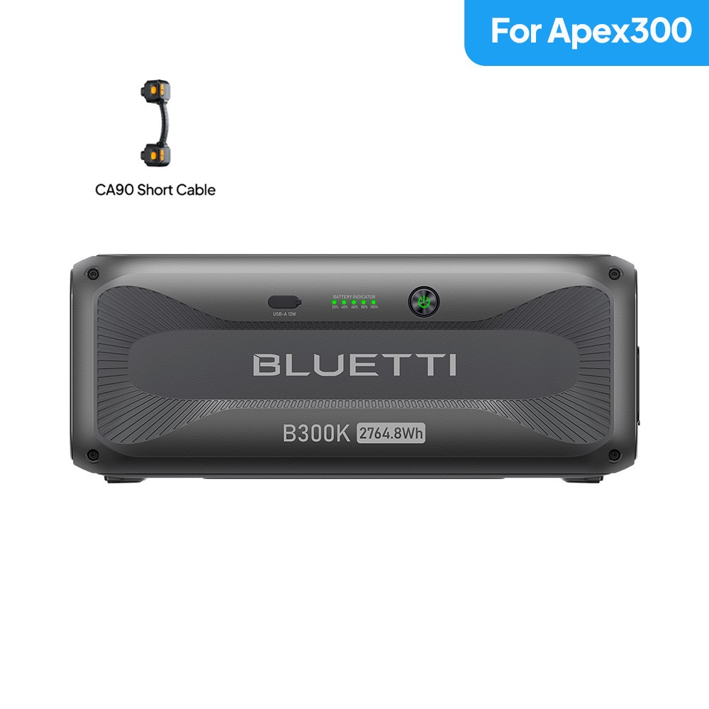 BLUETTI B300K Expansion Battery 2764.8Wh for AC200L/AC300/AC500 LFP Home Backup