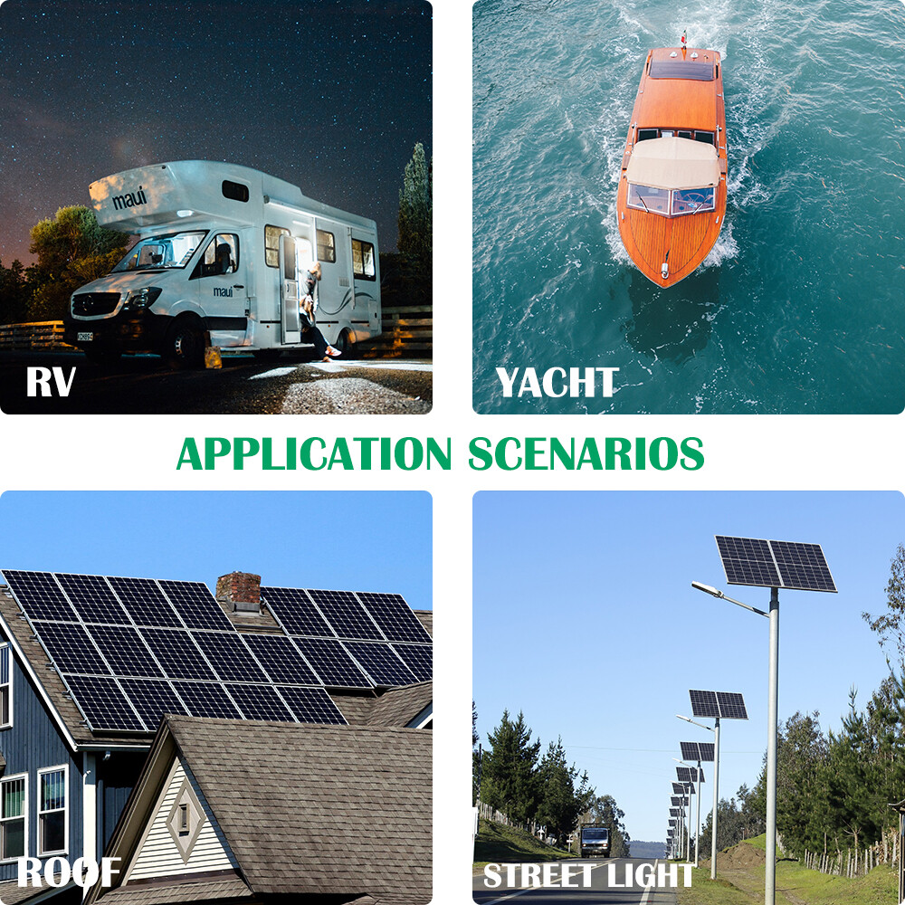 240W Watt Flexible Solar Panel Kit with Solar Charge Controller 12V Off Grid RV