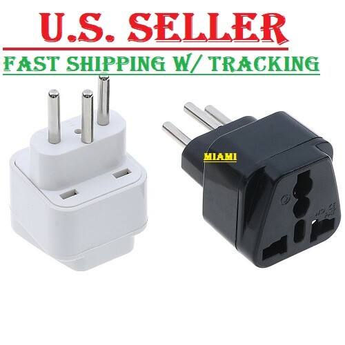 21-PACK US to SWITZERLAND Travel Adapter Plug Universal EUROPE Type E U.S.SELLER