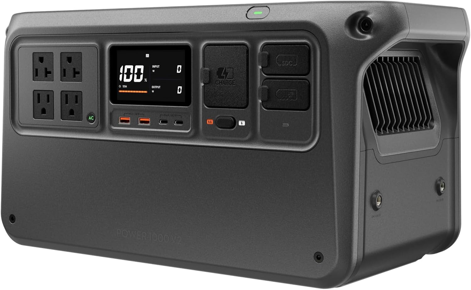 Power 1000 V2 Portable Power Station, 1024Wh LFP Battery, Compact Size, 2600W St