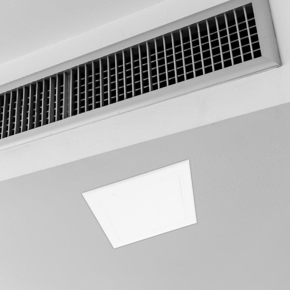 White ABS Plastic Electrical and Plumbing Wall Access Panel with Seamless Design