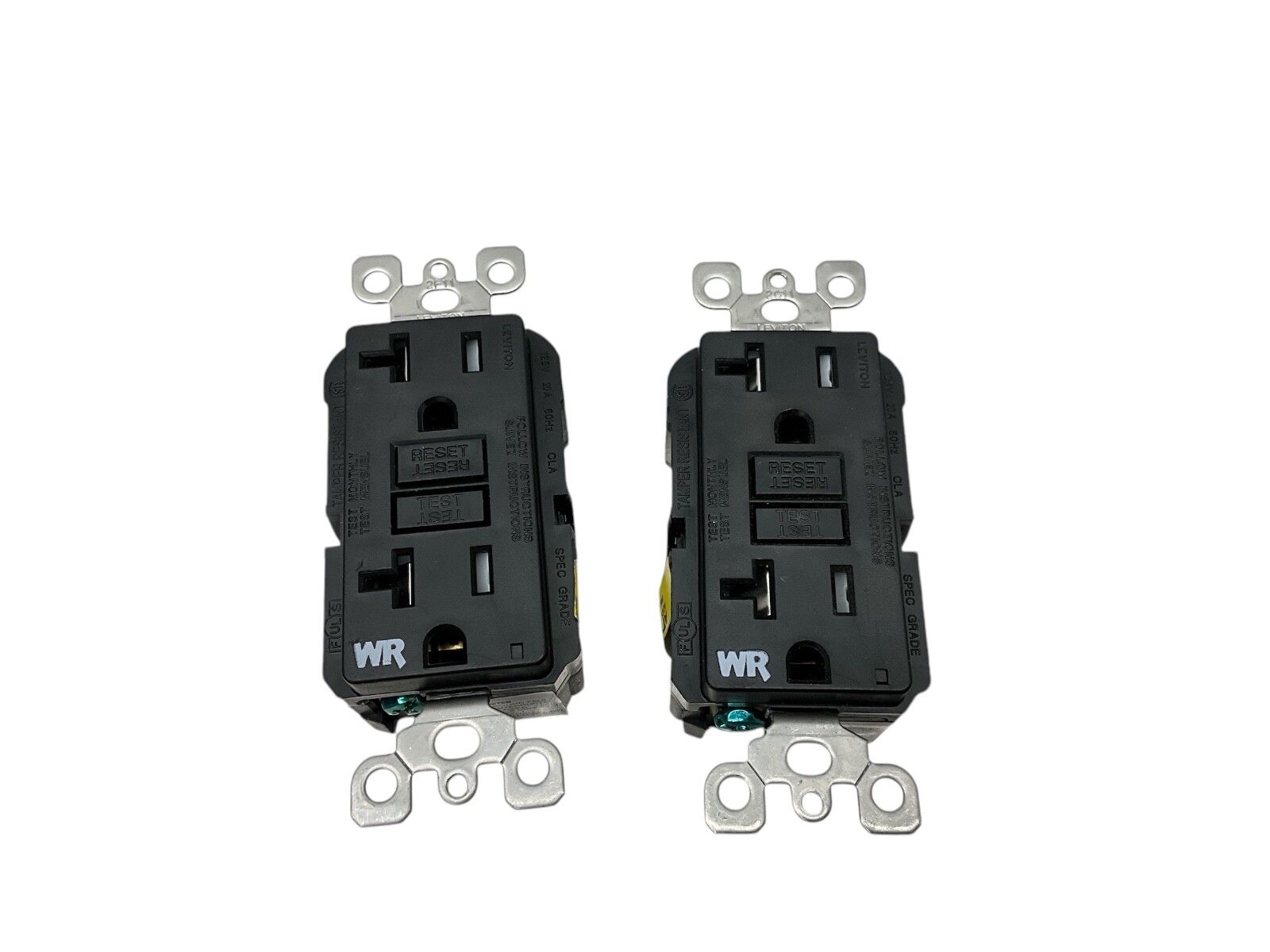 G5362-WTE 20 Amp SmartlockPro® GFCI Receptacle/Outlet, Industrial Grade (2 PCS)