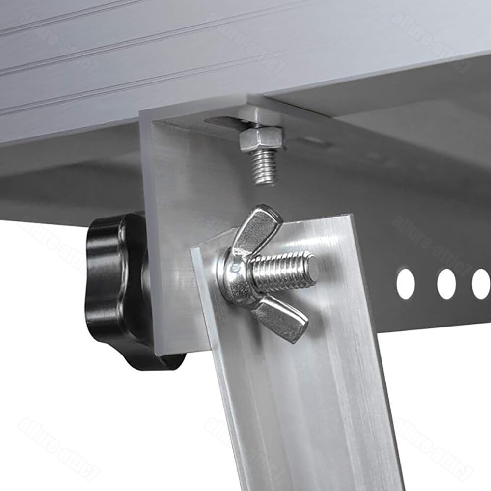 28″ Solar Panel RV Tilt Mount Brackets Ground Roof Flat Surface Adjustable Fram