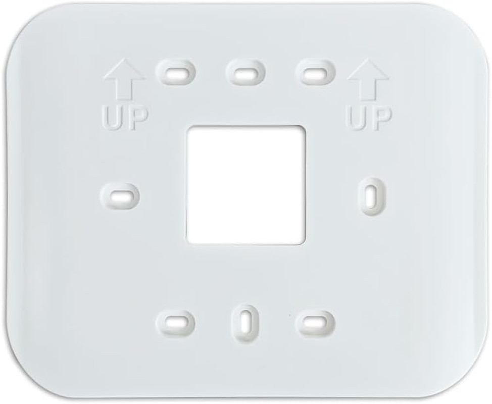 Thermostat Trim Plate Cover, Covers Wall Imperfections, Easy to Install
