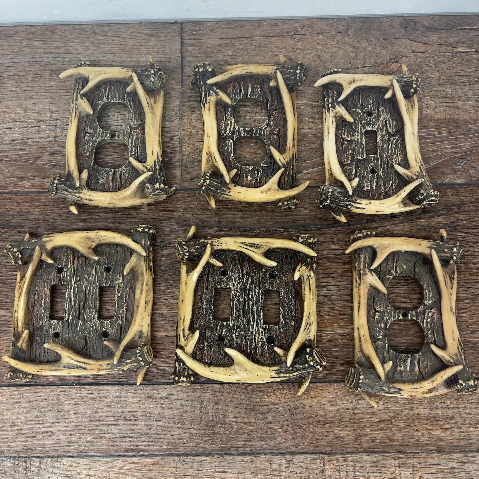 Lot of 13 Rustic Western Resin Light Switch and Outlet Cover Plates