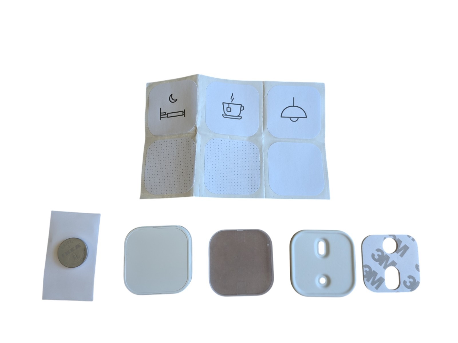 3x NEW IKEA TRADFRI Shortcut Button White 203.563.82 TRÅDFRI Wireless Home Smart