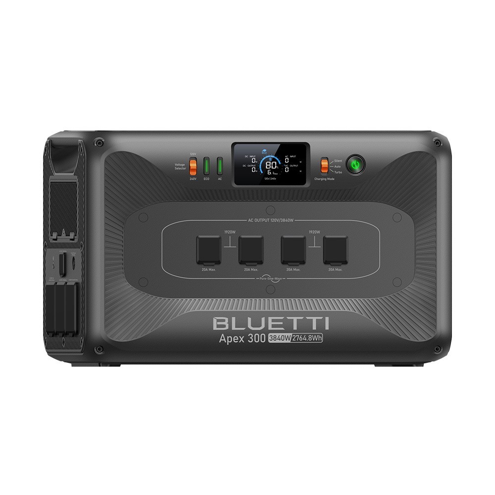 BLUETTI Apex 300+2B300K 8294.4Wh Power Station Generator for Power Outage