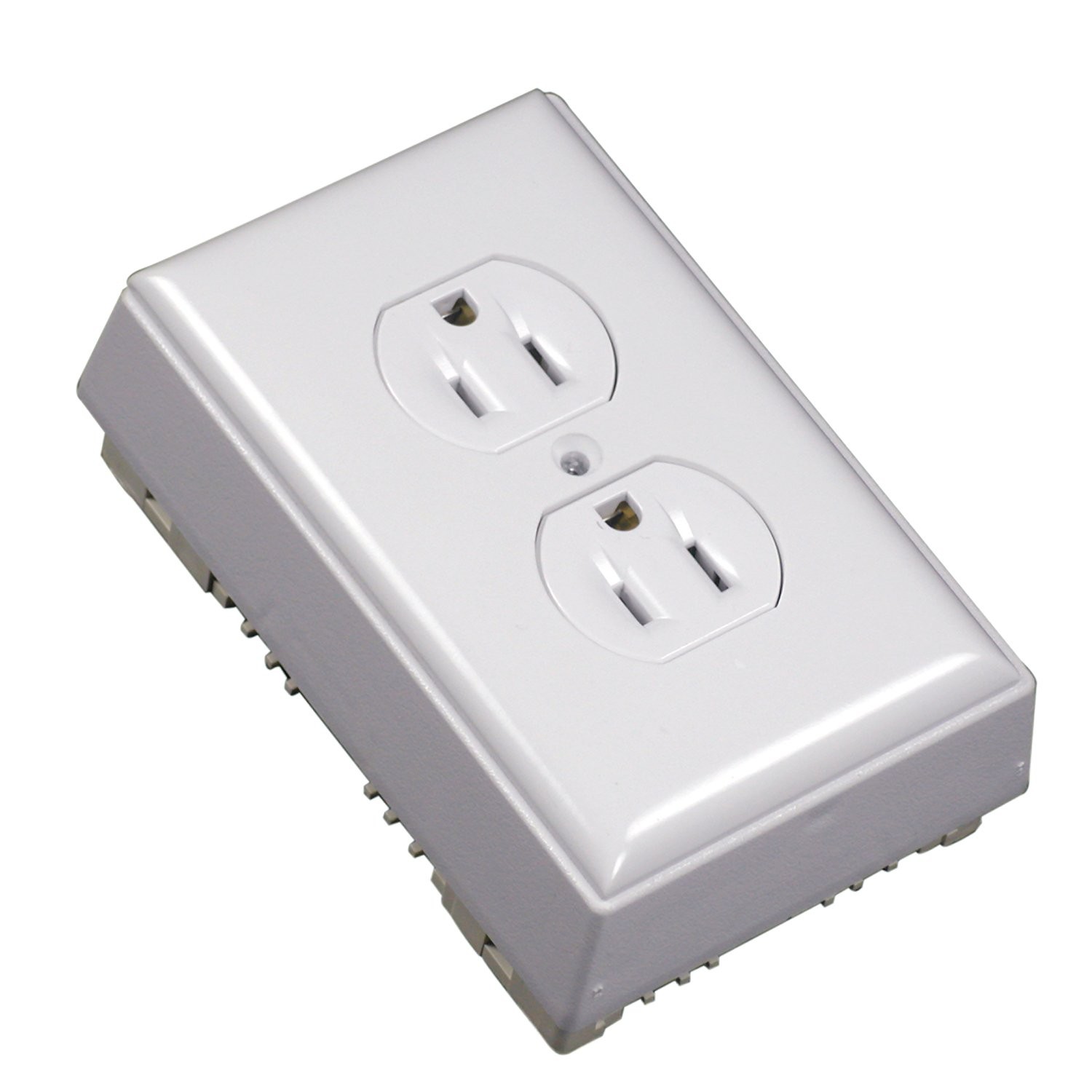 Legrand Wiremold NMW2-D Nonmetallic Raceway Electrical Outlet Kit White 1pk