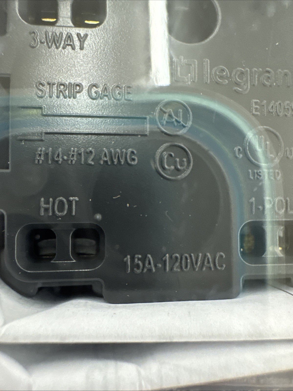 (1-Pk) Legrand Whisper 3-Way Switch 15A ASWR1532G4 | New & Sealed Box!
