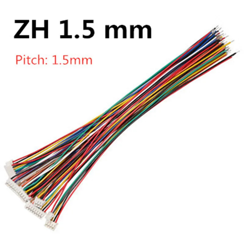 10PCS 1.0 1.25 1.5 2.0 2.54 SH/JST/ZH/PH/XH 1.0MM 1.25MM 1.5MM 2.0MM 2.54MM 2PI