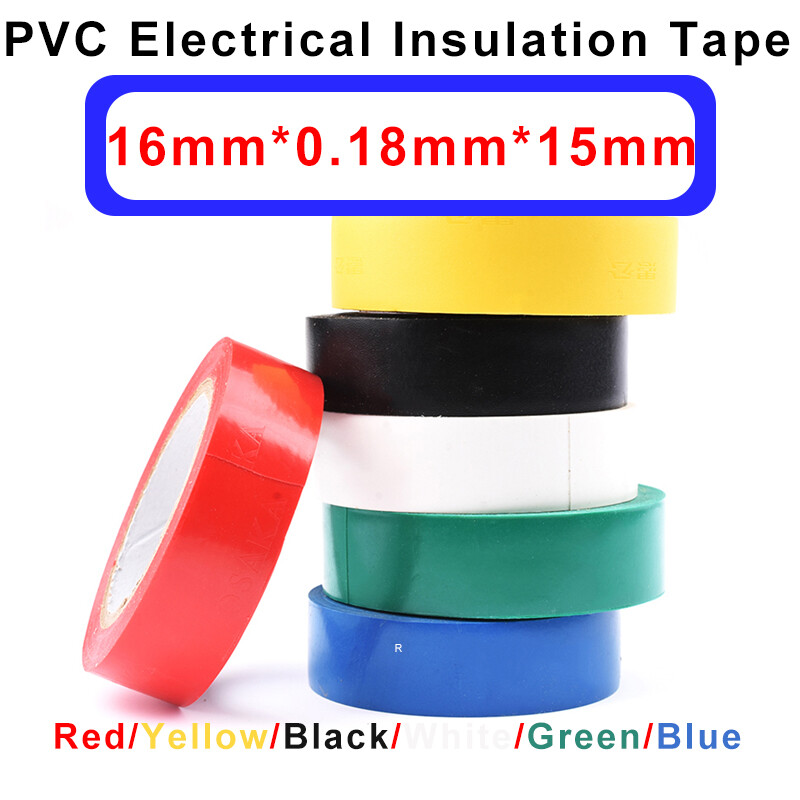Electrical Insulation Tape PVC Flame Retardant 16mm*0.18mm*15m Electrical Tape