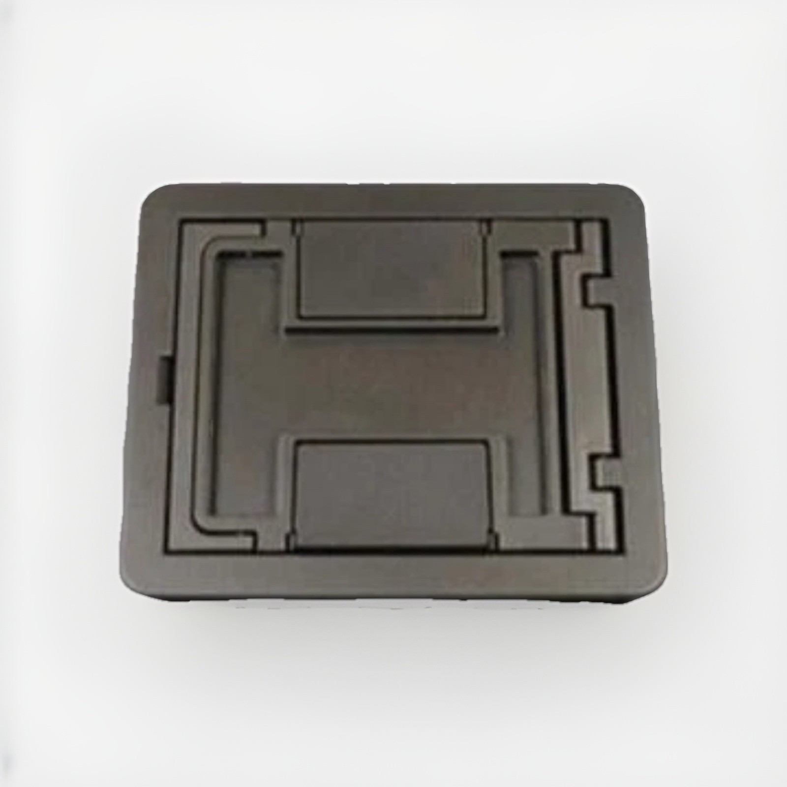 🔴Wiremold FPBTCGY FloorPort Cover Outlet Box(s) Covers Flanged Gray‼️