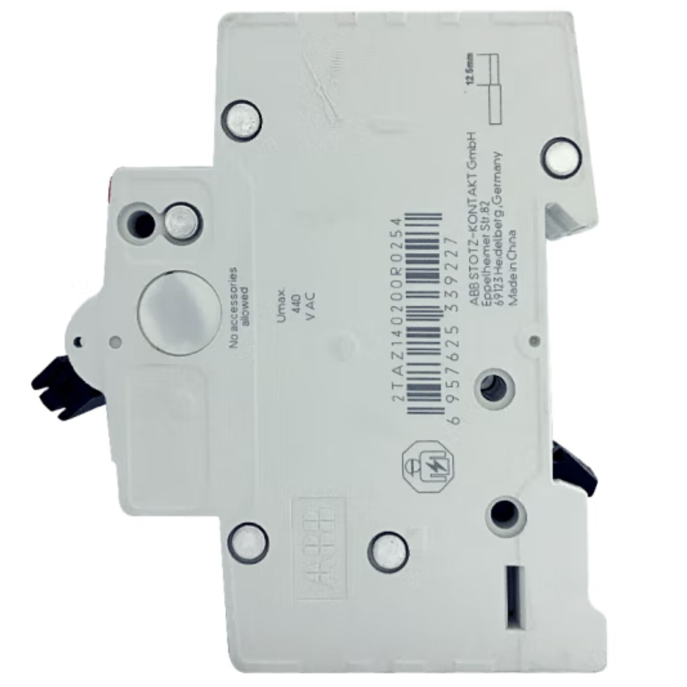 ABB Miniature Circuit Breaker 2 pole 2P C Type 16 20 25 32 40 50 63 Amp 6KA MCB