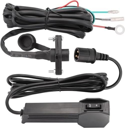 Corded 3 Prong Winch Remote Controller with Socket Plug, 2.85m/9ft Cable Winch