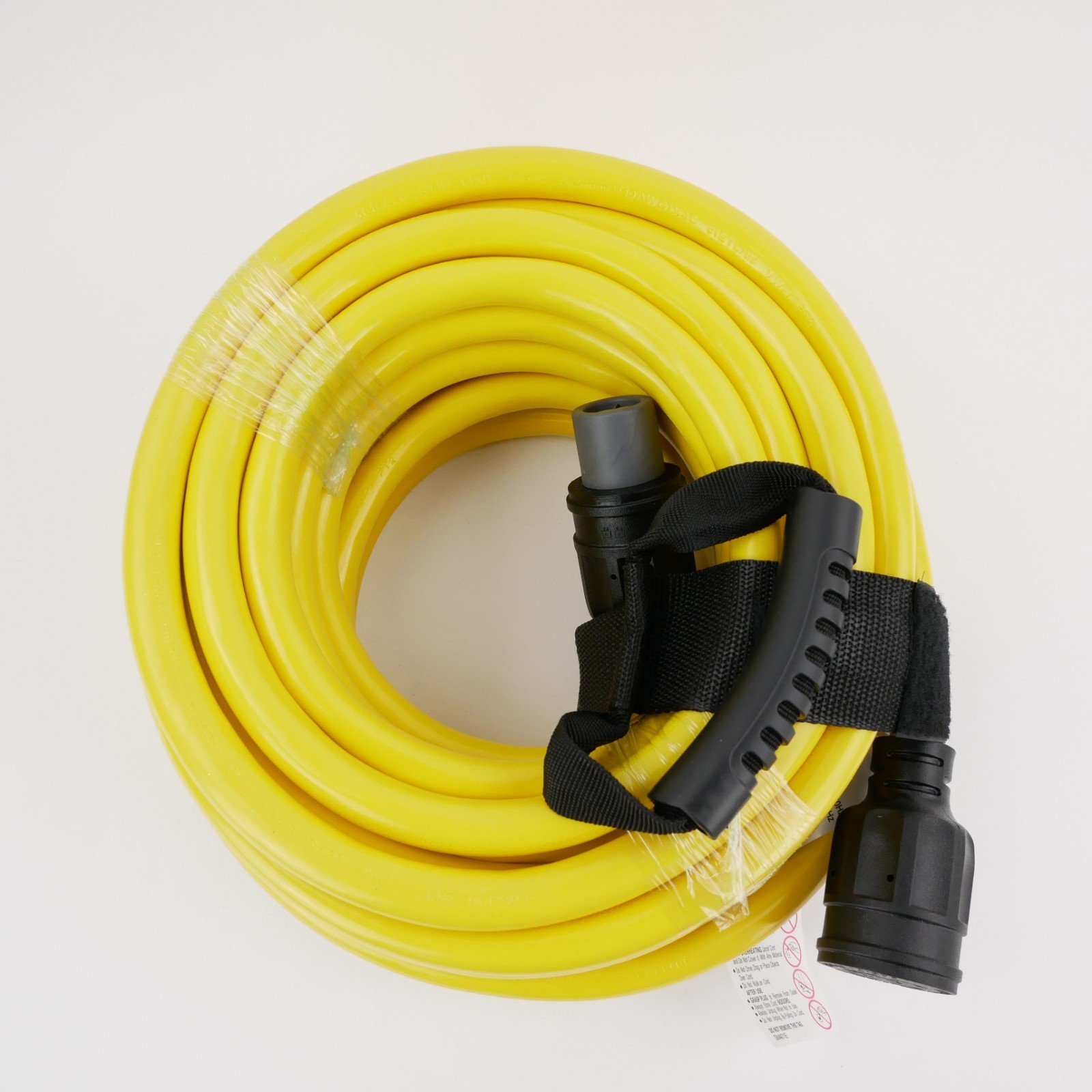 PlugSaf 50 FT 30 Amp Generator Extension Cord 4 Prong NEMA L14-30P L14-30R 10AWG