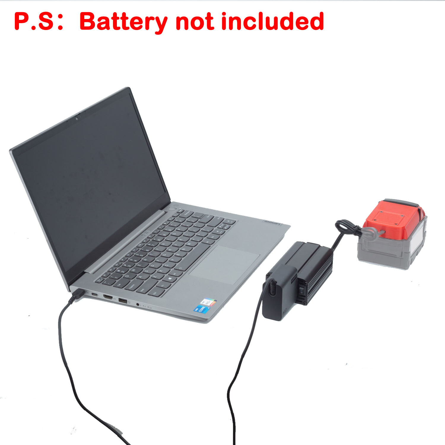Power Supply Inverter For Milwaukee 18V Battery to AC 110V/200W Sine Wave NEW US