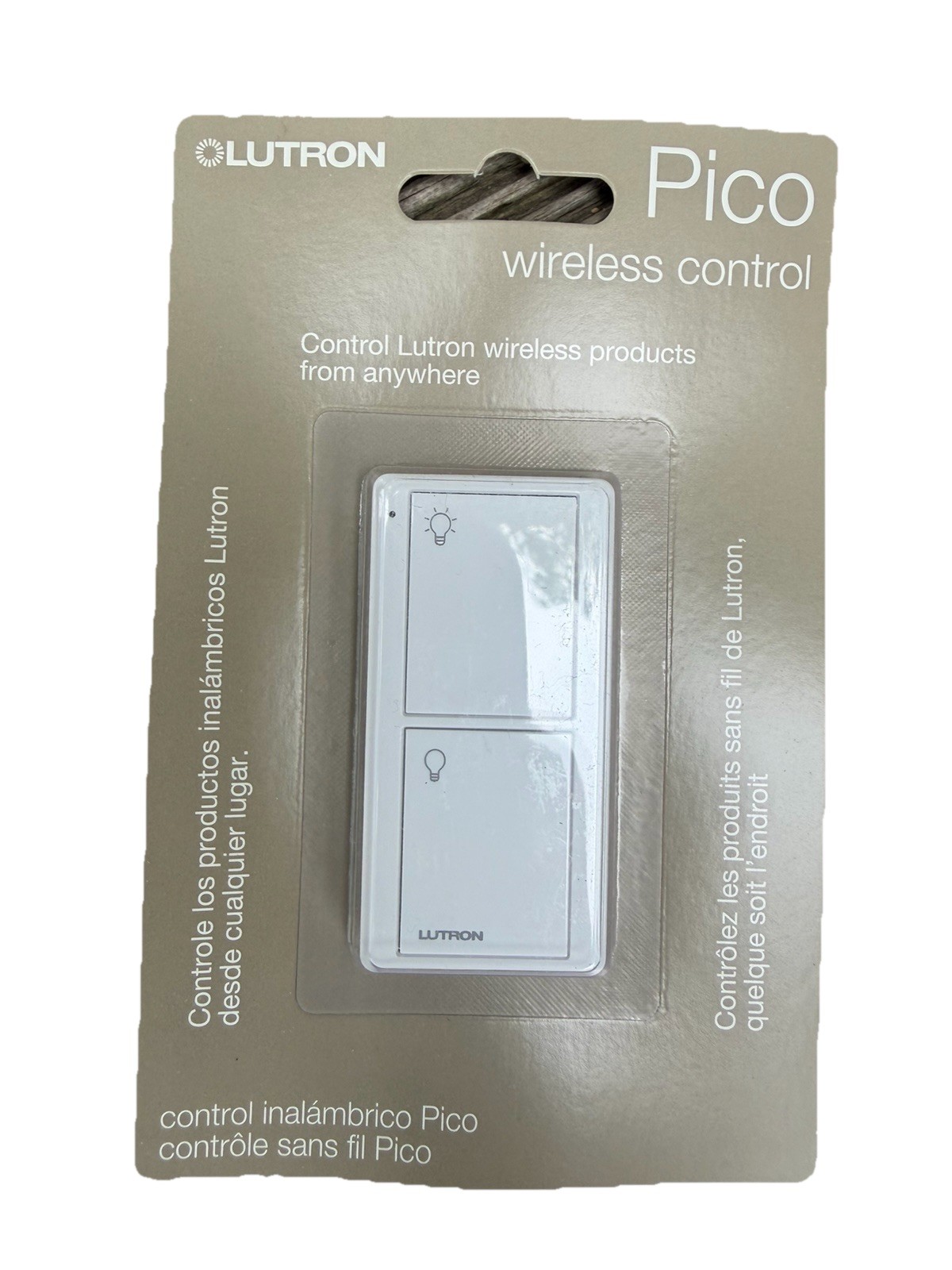 Lutron PJ2-2B-GWH-L01 On/Off Switch Pico Remote for Caseta Smart Home White NIB