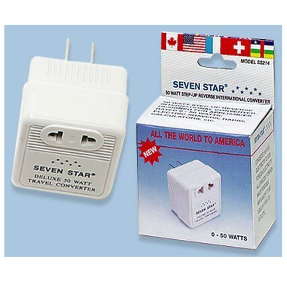 50 Watt Reverse Step Up Voltage Converter 110 to 220 Volt 110V 220V 50W Max