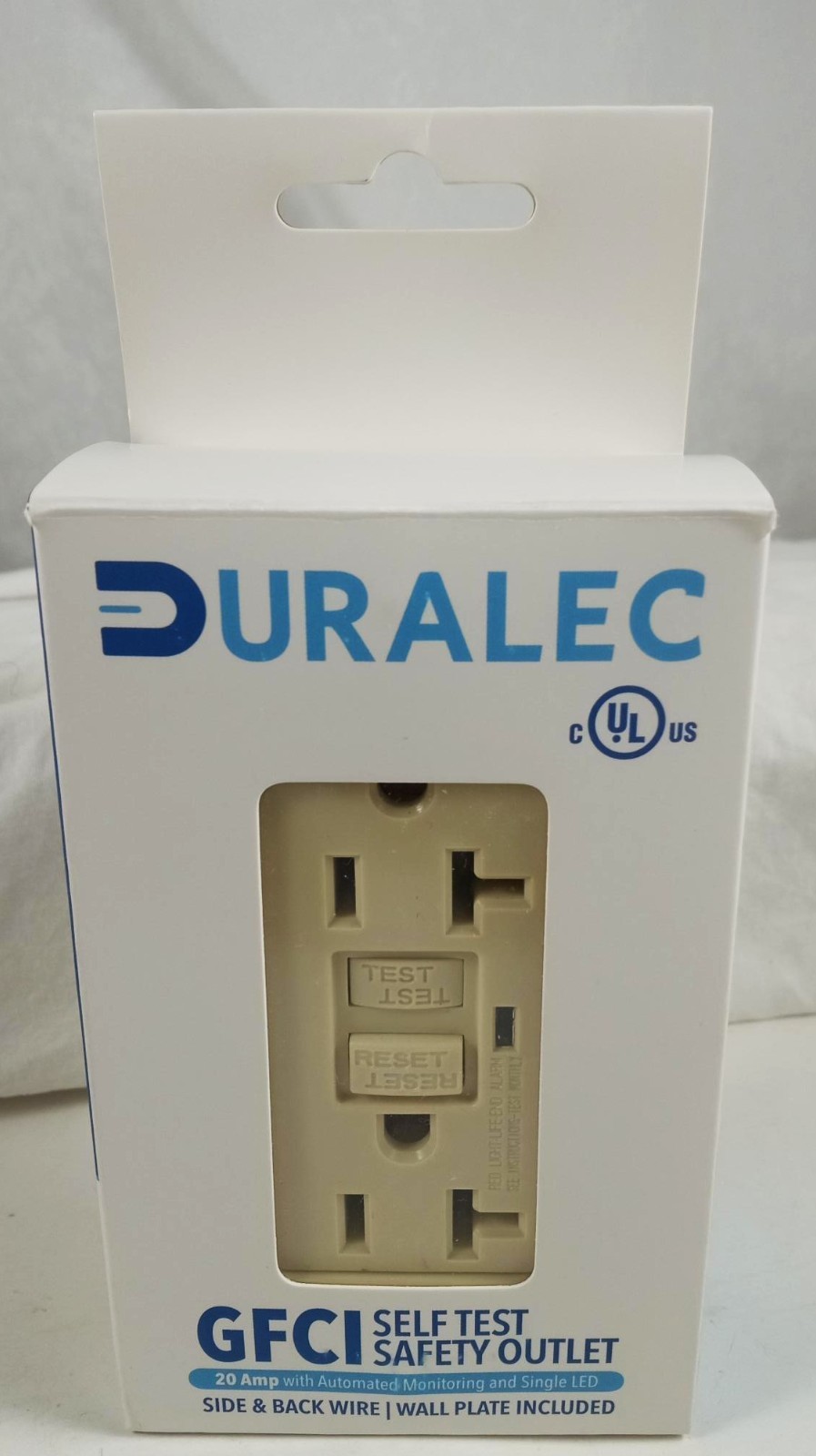 50 PK – 20A /125V GFCI Outlets Receptacles LED Indicator Face Plate