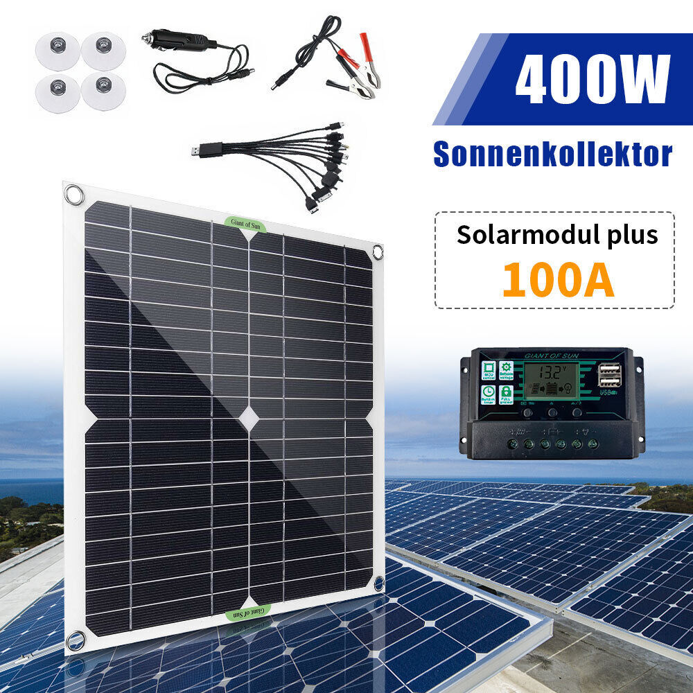 4000 Watts Solar Panel Kit 100A 12V Battery Charger with Controller Caravan Boat