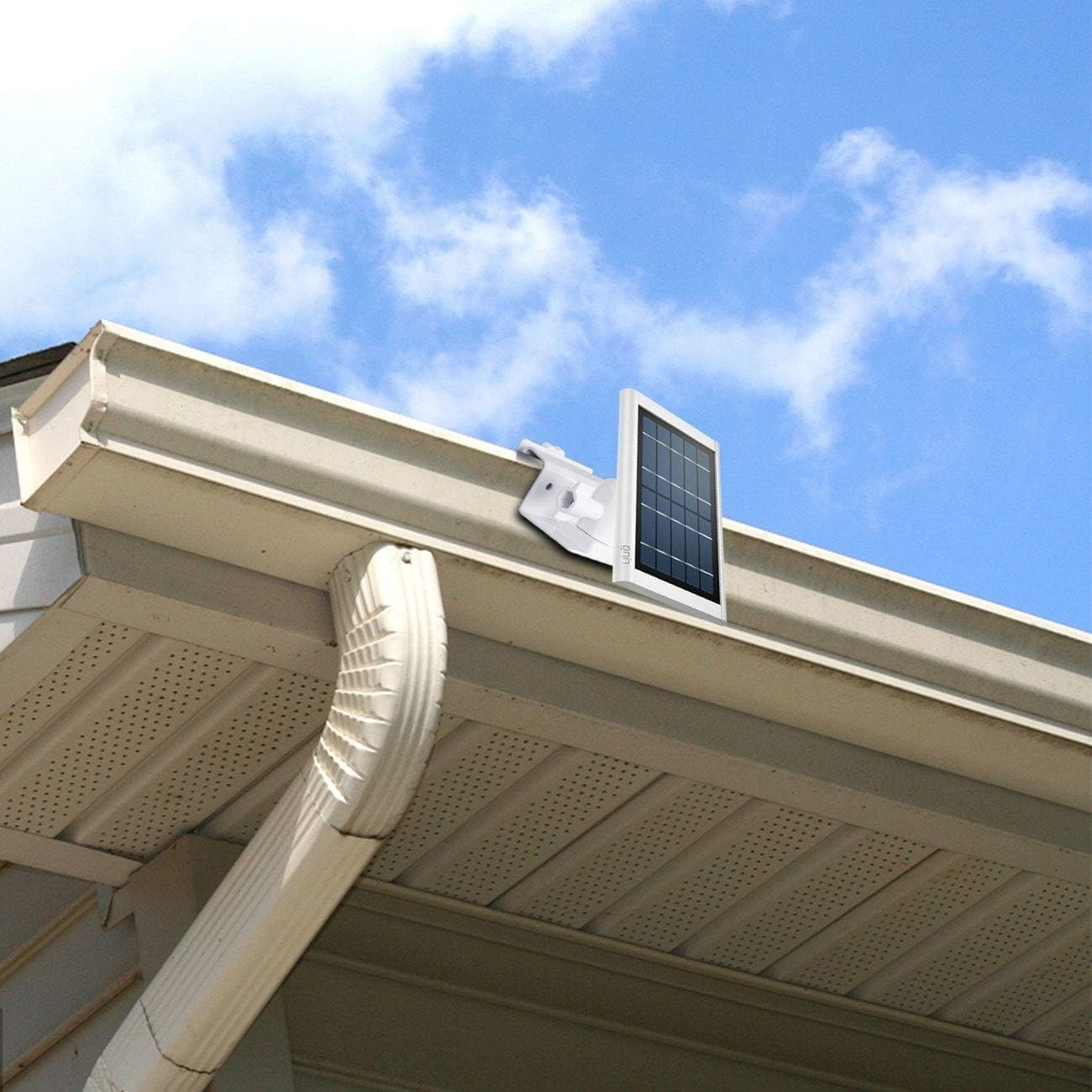 Weatherproof Gutter Mount for Ring Solar Panel- Adjustable Aluminum Alloy Out…