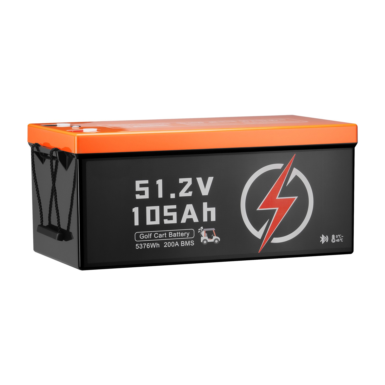 48V 105Ah Golf Cart Lithium Battery with LCD Monitor and 4000+ Cycles