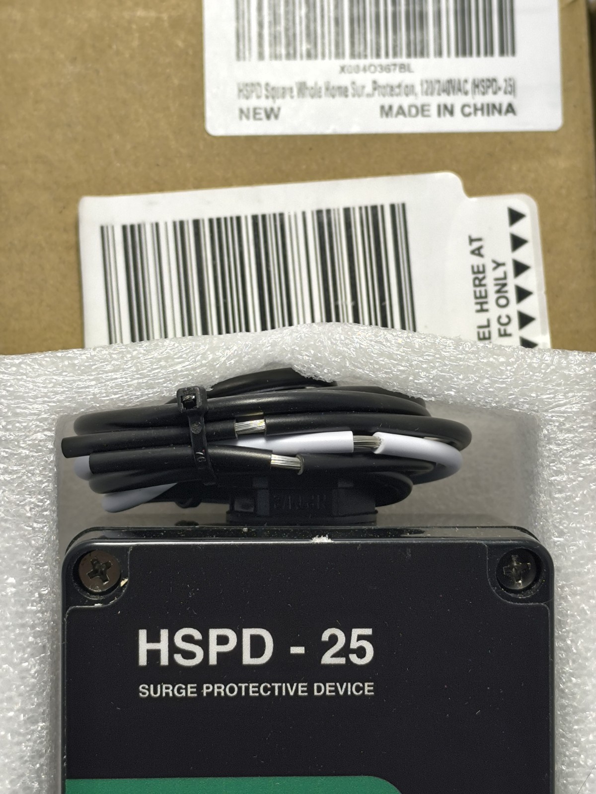 HSPD Square Whole Home Surge Protective Device Type 1 SPD 120/240VAC (HSPD-25)