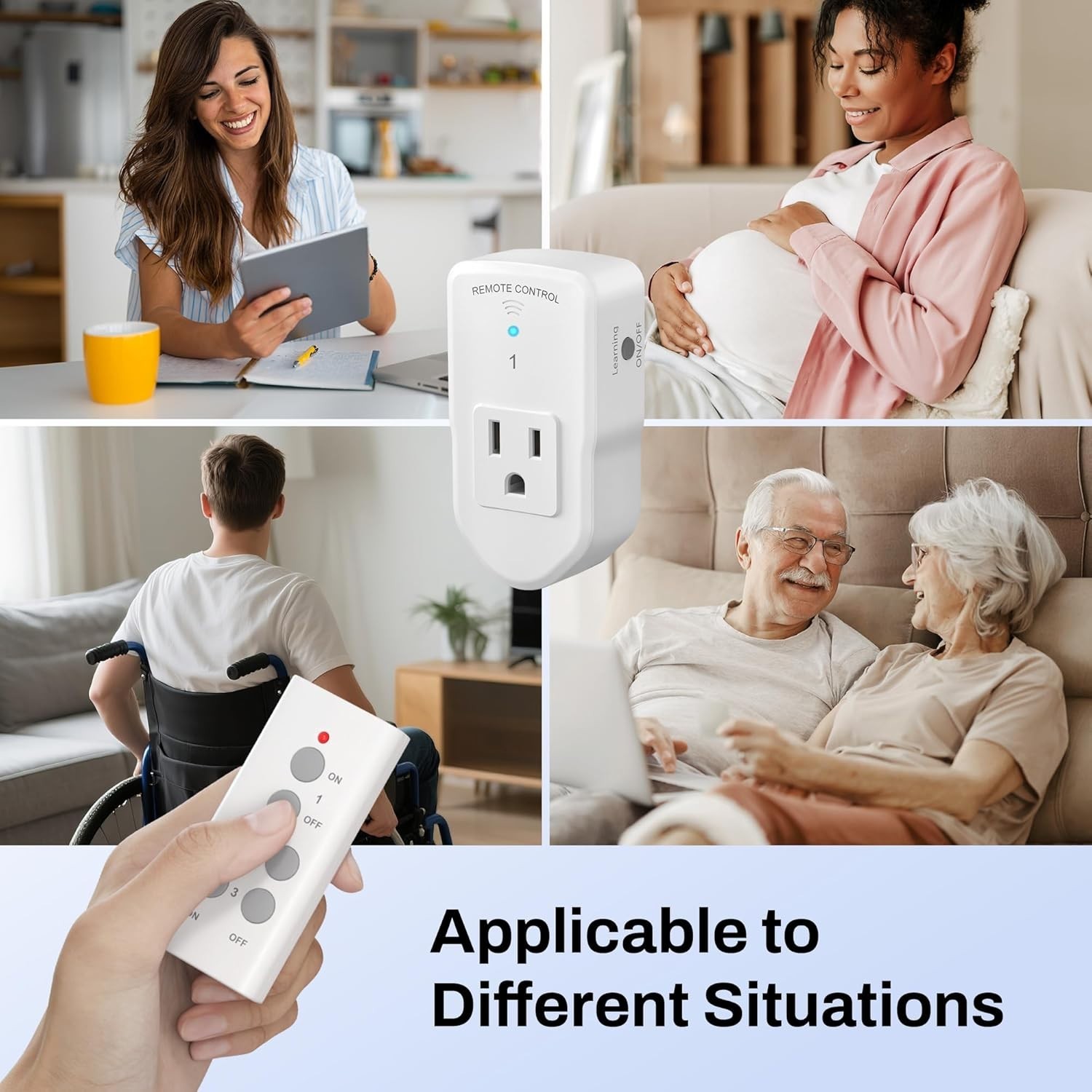 Versatile Wireless Remote Switch for Lights & Appliances – Easy Installation