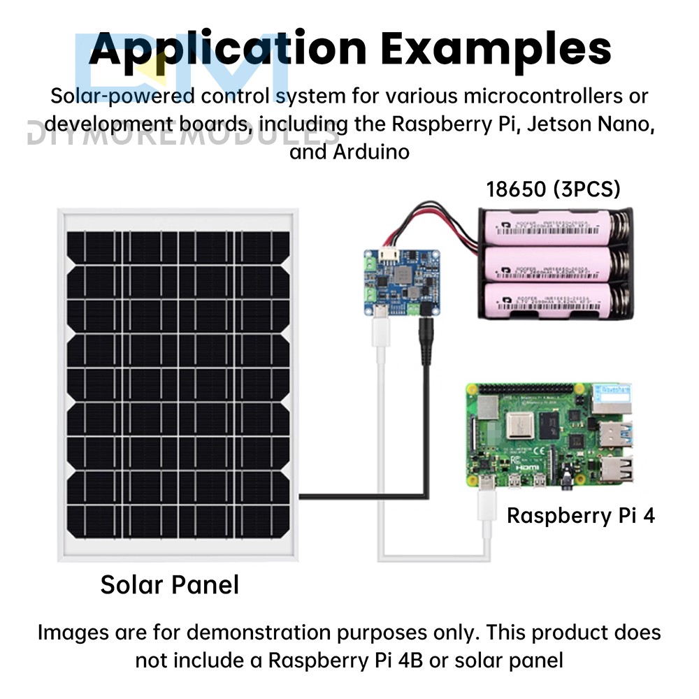 6-24V Solar Panel Power Management Module 5V 3A Supports MPPT, PD QC FCP SFCP