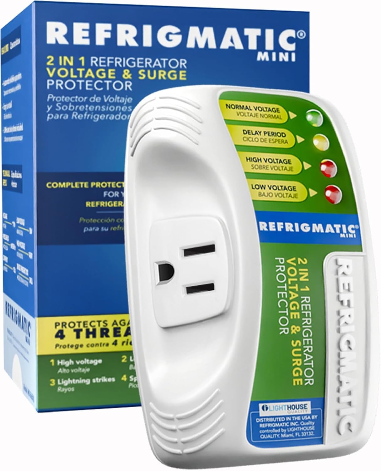 Refrigmatic WS-36300 Electronic Surge Protector for Refrigerator Up to 27 cu. ft