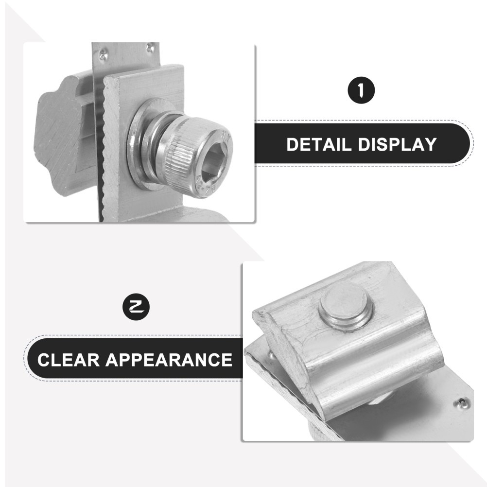 10 Pcs Lightning Protection Photovoltaic Bracket Aluminium Alloy Conductor