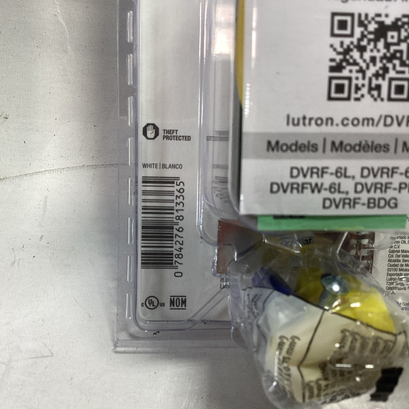 Box of 3 Lutron DVRF-6L-WH-R Diva Smart Dimmer White