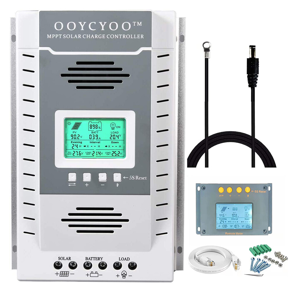 100A 80A 60A 40A MPPT Solar Panel Regulator Charge Controller 12V/24V PV 100V N4
