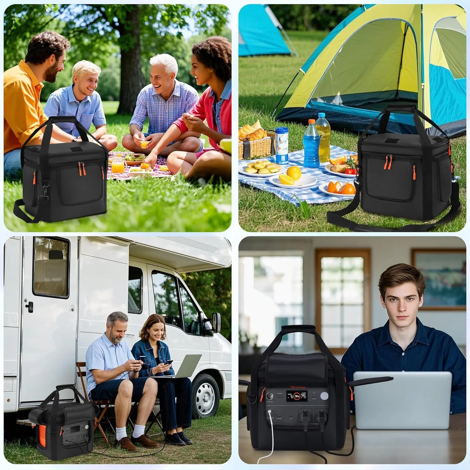 Portable Carrying Bag For Jackery Explorer 1000 V2 Power Station Storage Case…