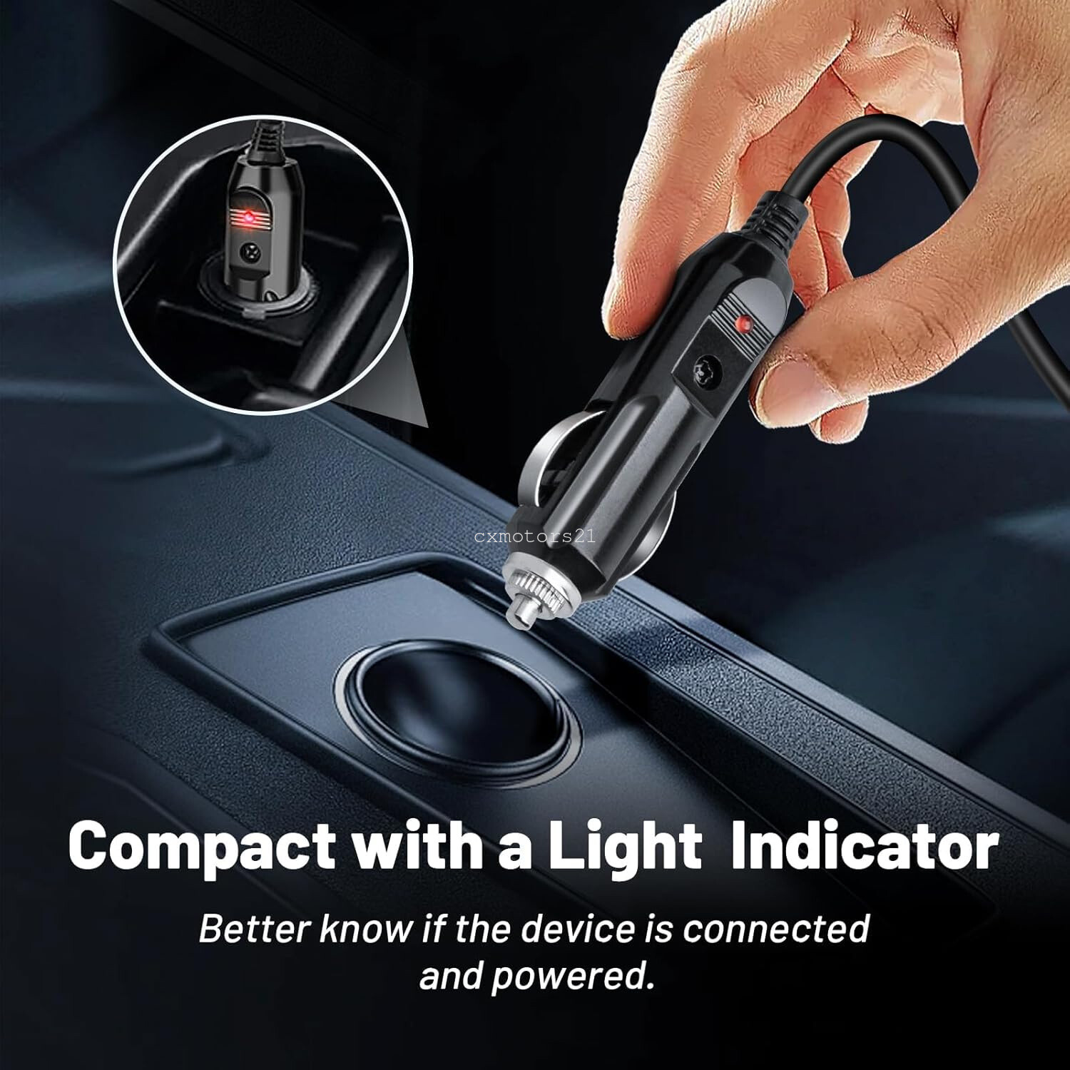 6.6 Feet Power Station Car Charger DC7909 for BLUETTI GRECELL Jackery Explorer