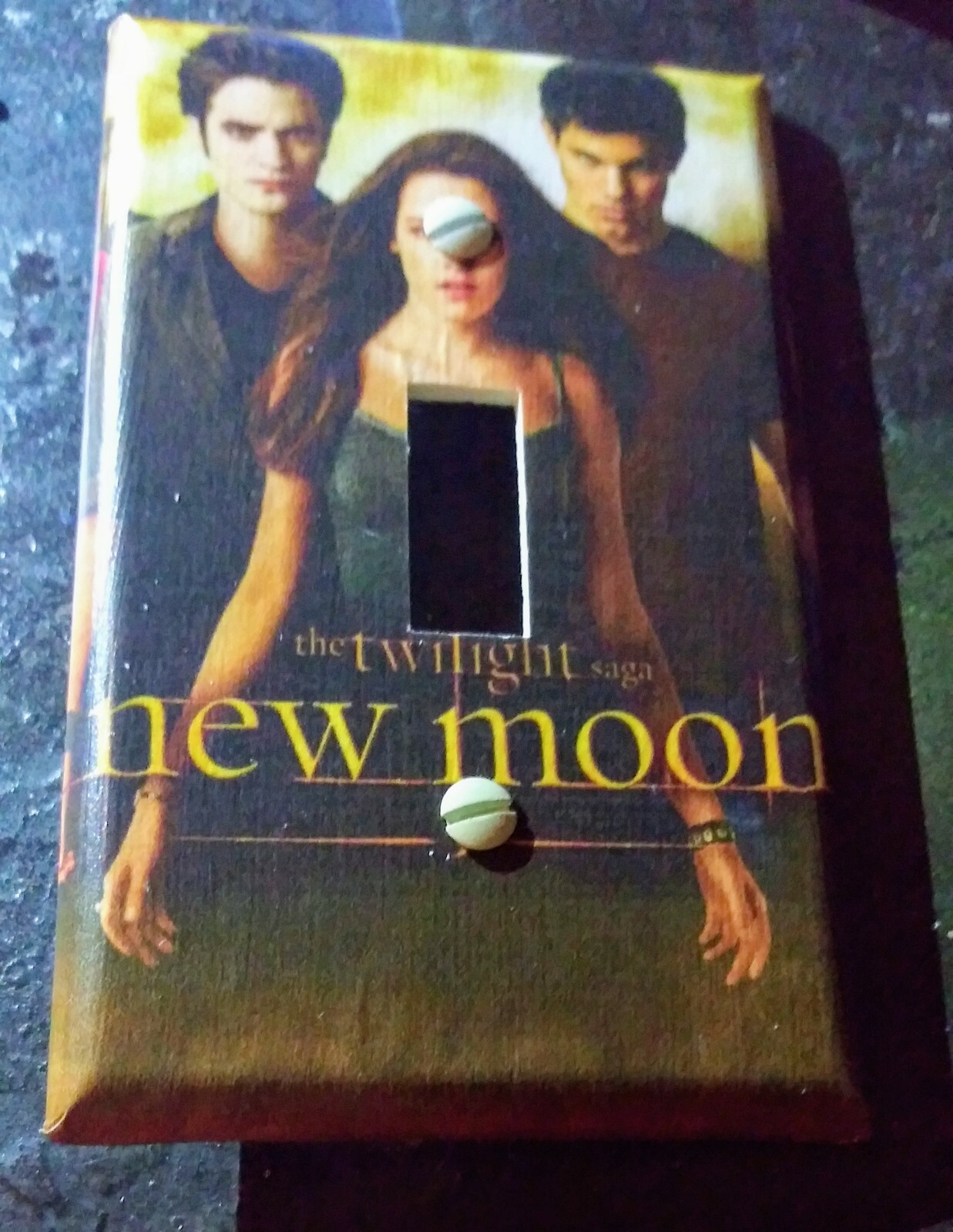 Custom Handmade Twilight New Moon – Single Toggle Light Cover – Many Designs
