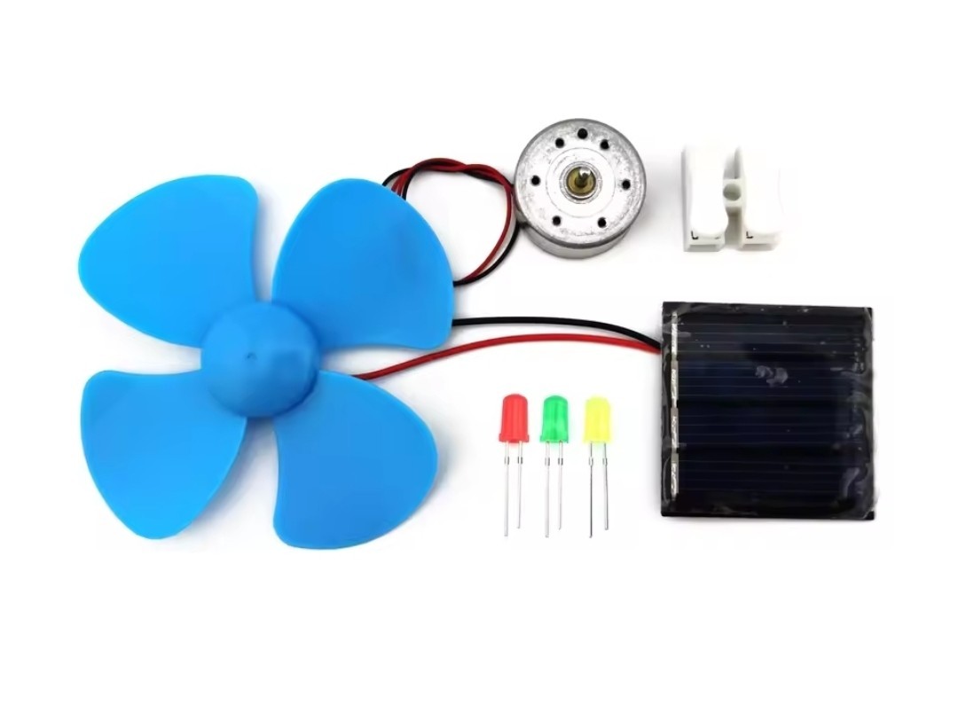 Solar Panel Test Study Search Kit, Wind Power Generator, DC Motor, DIY Fan, Scie