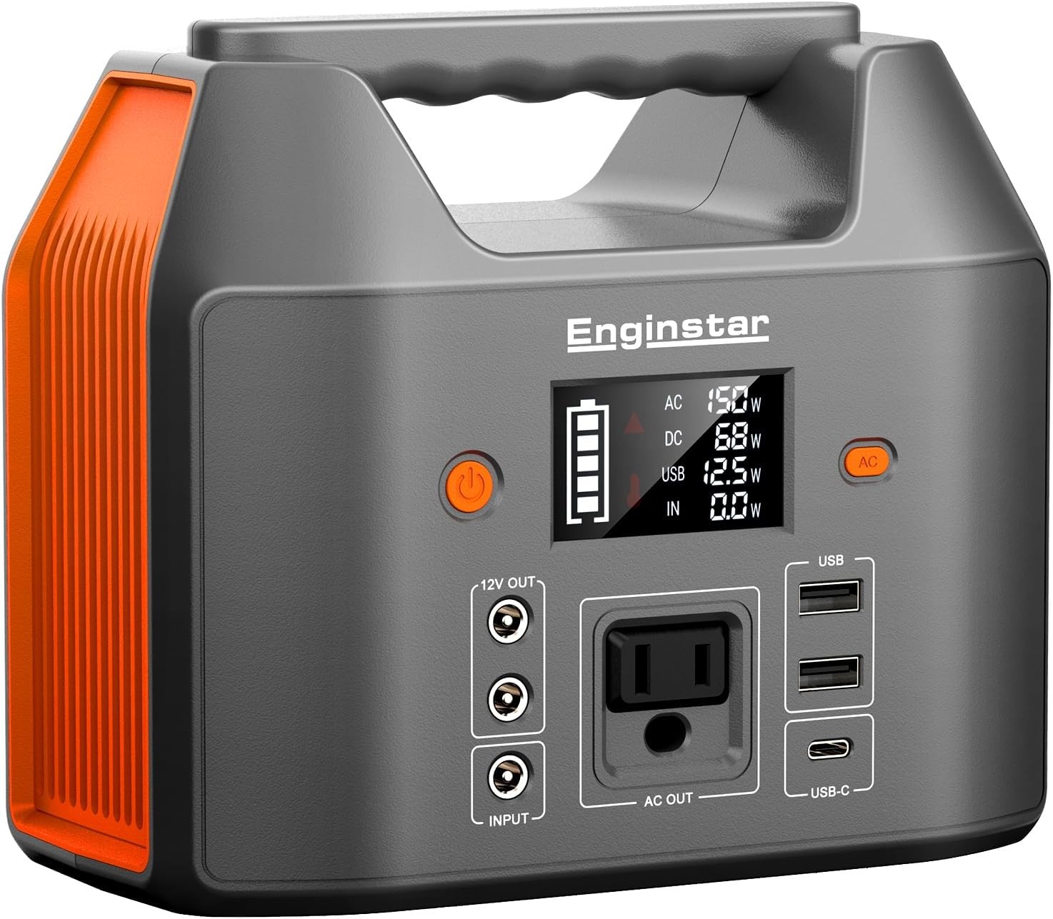 EnginStar Portable Power Station 150W 155Wh Solar Generator
