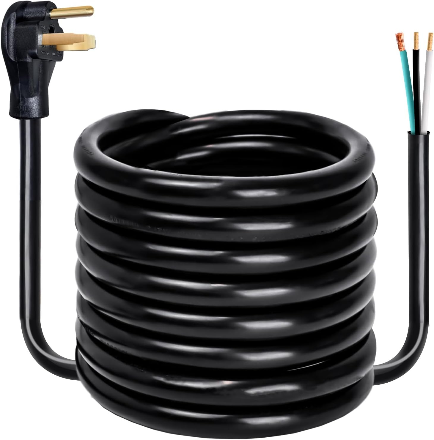 15FT 8 AWG 3 Prong Replacement Power Cord for 7500W Garage Heater | N6-50P Plug