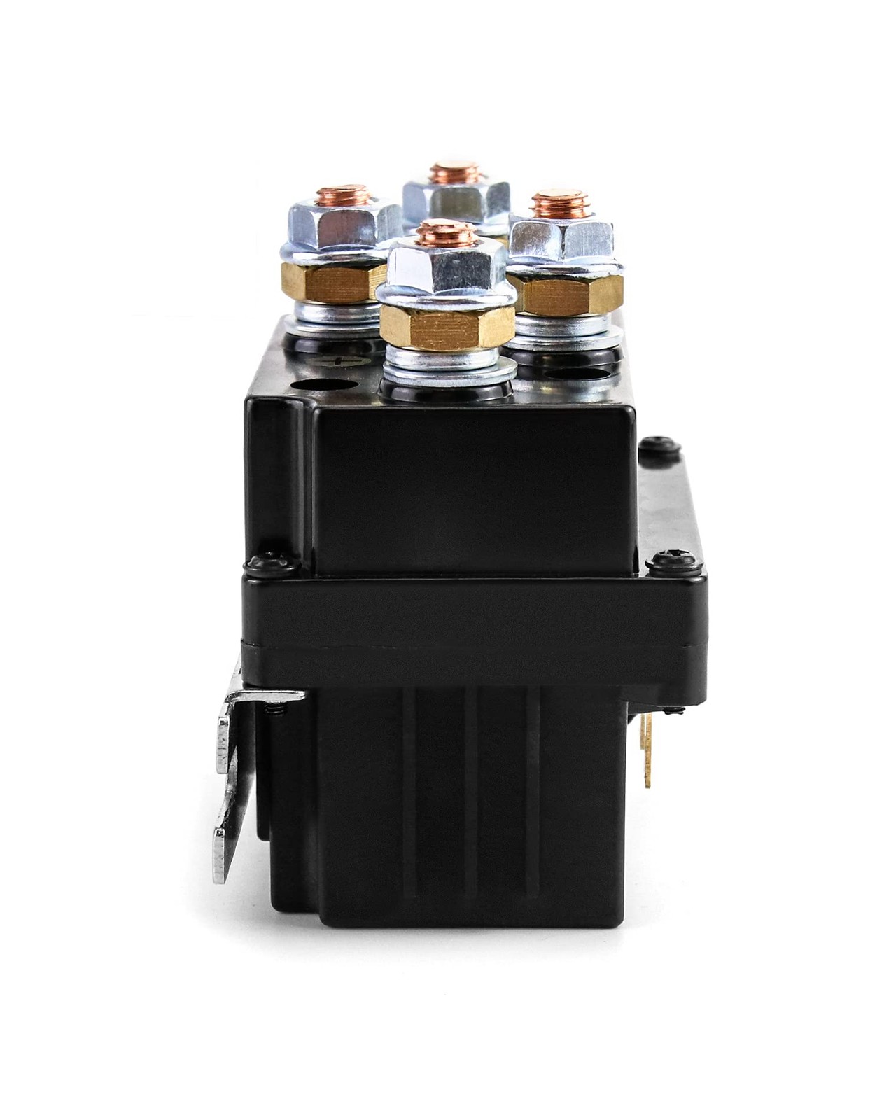 QWORK Solenoid Relay, 12V 500A Winch Relay Solenoid Replacement Contactor for…