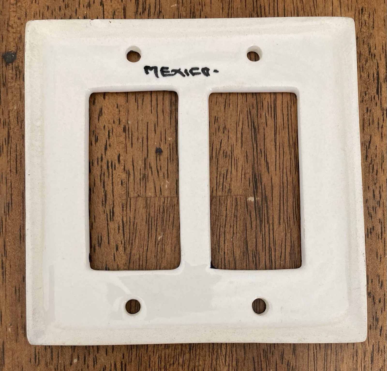 Talavera Mexican Pottery Double ROCKER Light Switch Cover Blue Wall Plate