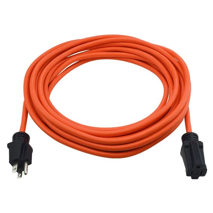 Prime 25ft Extension Cord 14 Gauge AWG 14/3 SJTOW Outdoor Heavy Duty