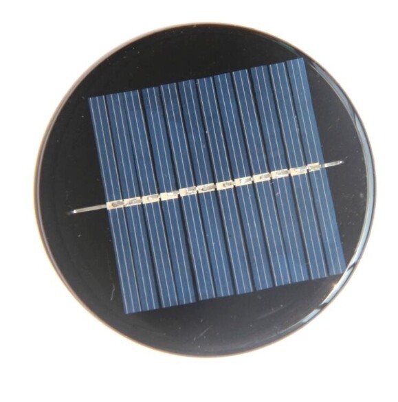 Polycrystalline silicon 6V circular solar panel solar panel with a diameter 90mm