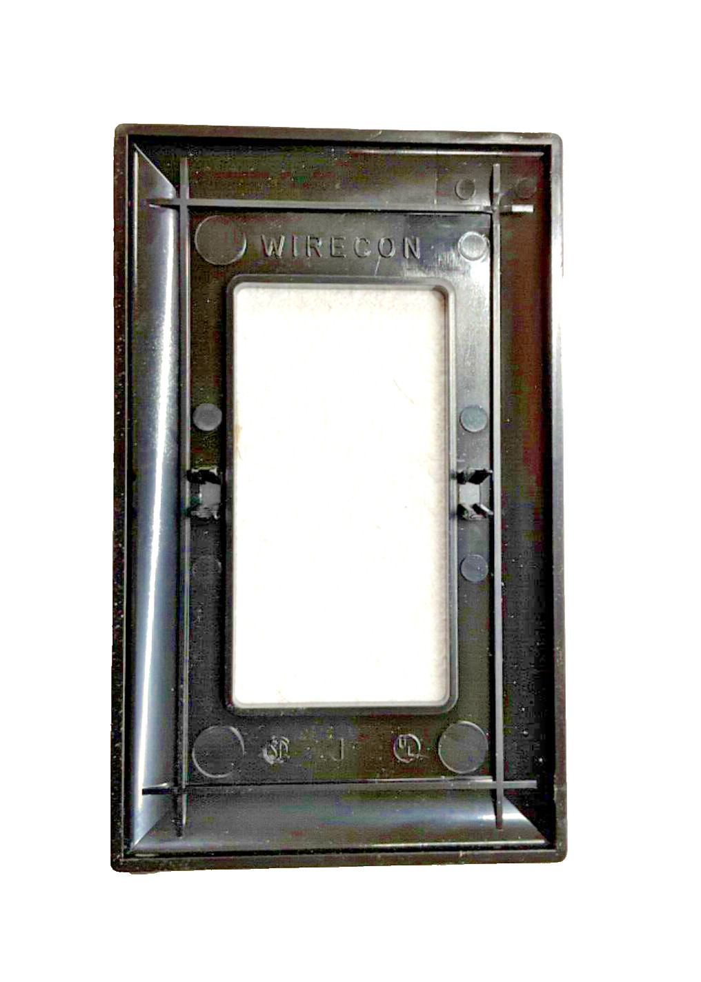 5 PACK WPDUBK Wirecon Black Snap-On Wallplate Single Decor Cover