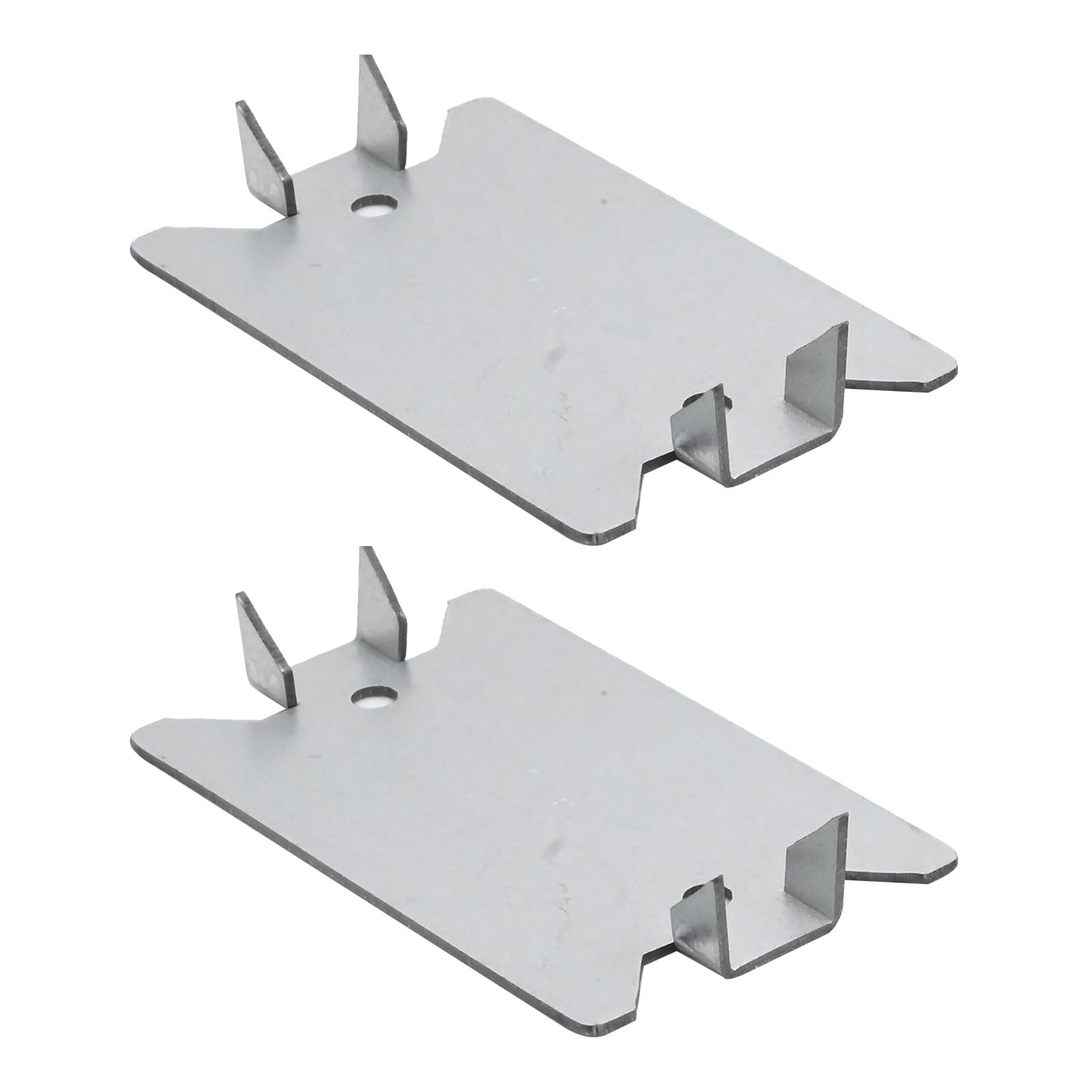 50 PCS Nail Plates For Wood Studs PointedTip Fork Cable Protector 1.5×2.5 In