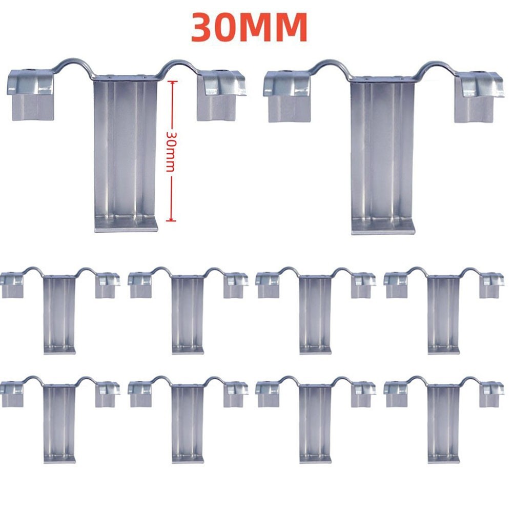 10PCS Stainless Steel Clips for Optimal Water Drainage on Your Solar Panels