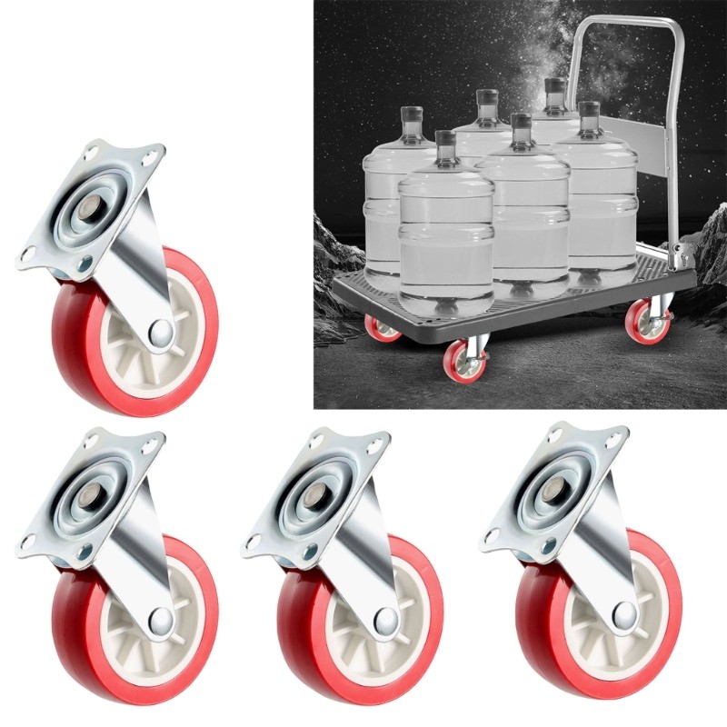 Furniture Casters Wear Resistant Casters Wheel for Easy Handling in Workspaces