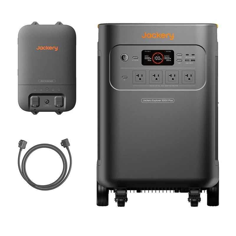 Jackery Explorer E5000 Plus Portable Power Station with Smart Transfer Switch