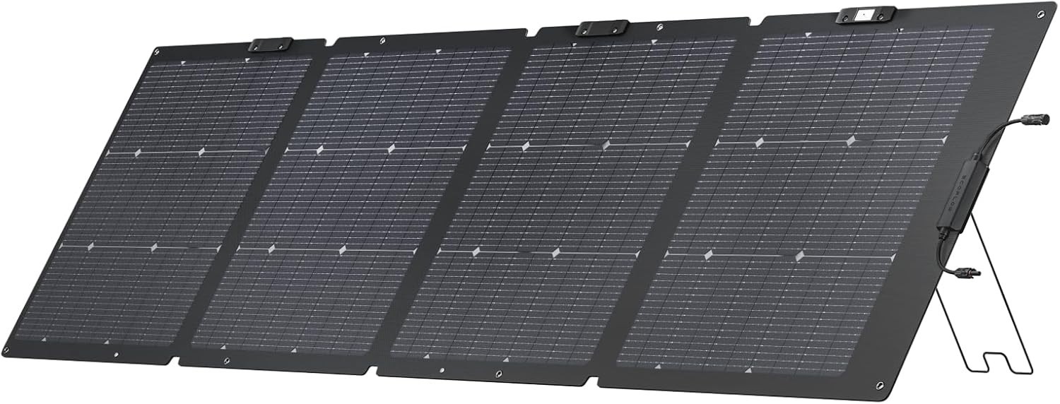 New! EcoFlow NextGen 220 Watt Bifacial Portable Solar Panels (15.5 pounds)